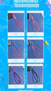 Gantungan HP / Gantungan HP Lucu / Gantungan HP Tali / Gantungan HP Aesthetic / Lanyard HP - GH06