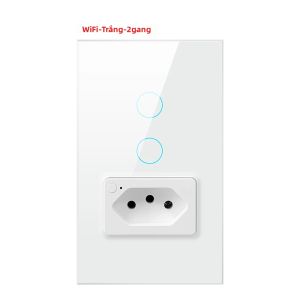 AVATTO | Ổ Cắm Công Tắc Đèn Thông Minh AVATTO Tuya WiFi Kết Hợp Cho Nhà Thông Minh Hoạt Động Với Alexa Google Home Phong Cách Brazil.