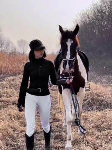 WOSAWE | WOSAWE Four Seasons Breeches Women Equestrian Sports Pants Full Seat High Stretch Slim Fit Tights Anti-slip Horse Riding Pants