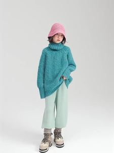 LOVESASAKIDS | Casual Loose Warm Turtleneck Sweater