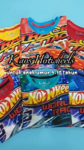 Kaos Anak Karakter Laki-Laki Full Printing & Baju Atasan Anak Laki-Laki 4-14 Tahun
