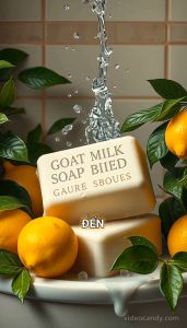 Xà phòng tắm sữa dê và chanh 100g là sự kết hợp hài hòa giữa sự tươi mát thanh khiết của chanh và béo ngậy của sữa dê