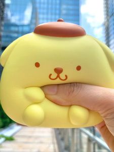 Sanrio Egg Puff Party Squeezing Toy Kids Slow Rebound Decompression Toy Decompression Vent Artifact Cartoon Small Ornaments
