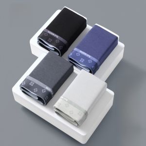 Miiow | Mens Modal Antibacterial Underwear Breathable Comfortable Boxer Shorts Moisture Wicking Mid Waist Youth Suitable Spring New