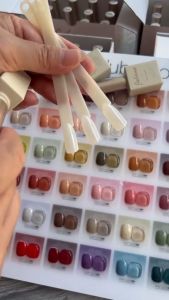 Sét sơn gel 48 mầu Jubamo tặng bảng mầu