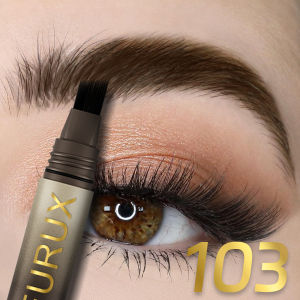 Bút Kẻ Mày 3 Màu Velvet 3D Kem Nhuộm Mày Chống Nước Chống Lem Đầu Cọ Vuông Góc Cạnh 1 Cái