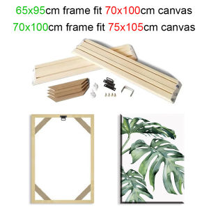 65x95 70x100cm Wall Art Canvas Frames Wooden 30x40 40x60 50x70 Photo Frame Canvas Diamond Painting Frames Canvas Wood Wall Art