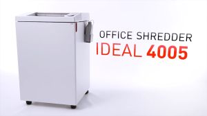 IDEAL 4005 MC 0.8 x12mm Heavy Duty A3 Micro Cut Paper Shredder - 17 sheets (210L) (non stop Micro Cut mesin perincih kertas)
