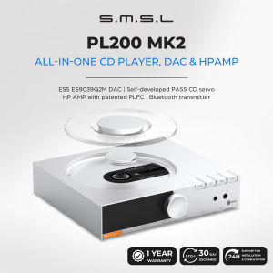 SMSL PL200 MK2 CD Player ES9039Q2M DAC & Headphone Amplifier