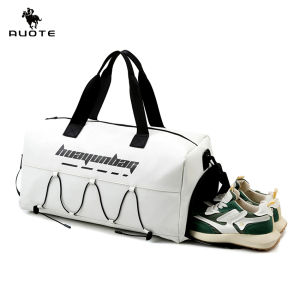 AUOTE สายกระเป๋ากีฬากลางแจ้งสำหรับผู้หญิงกระเป๋ากระเป๋าเดินทางเล่นกีฬาใช้ได้ทั้งชายและหญิงผู้ชายแฟชั่นกระเป๋าเดินทางเดินทางแบบพกพาได้สำหรับเล่นโยคะว่ายน้ำกระเป๋าออกกำลังกาย