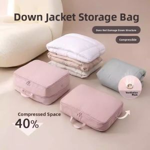 MONLEYTA | Portable Travel Down Jacket Storage Bag Clothing Organizer Compression Bag For Home And Seasonal Use Large Size By MONLEYTA