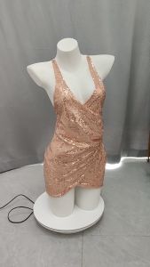 ชุดเดรสเซ็กซี่ รัดรูป ชุดนอนไม่ได้นอน พร้อมส่งในไทย [D-0028]