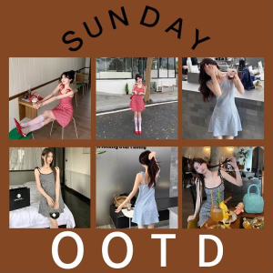 QJshop ชีเสิร์ฟ ชุดเดรสมินิ แฟชั่นผู้หญิง แต่งผูกสายเดี่ยวสวยๆ แมทช์ง่ายมาก มี3สีให้เลือกราคาสุดคุ้ม ห้ามพลาด