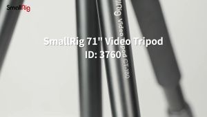 SmallRig CT180 Video Tripod With Hydraulic ball head Quick installation system 3760B