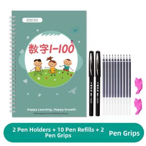 STARRY ARK | Handwriting Practice Book for Kindergarten Large Class Number Practice Pen Control Training