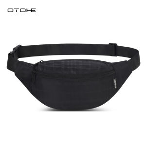 OTOHE กระเป๋าหน้าอกกระเป๋าเอวข้ามร่างกายกระเป๋าอเนกประสงค์มัลติฟังก์ชั่นกระเป๋าเอวขนาดเล็กกระเป๋ากันน้ำเอวทนทานมีสายรัดปรับได้สำหรับการออกกำลังกาย