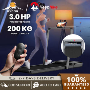 Electric walking treadmill 3.5HP high-power LED treadmill with armrest 1-15KM/H with remote controlle electric walking treadmill Run Walk foldable household electric walking treadmill space saving treadmill tablet treadmill fitness equipment