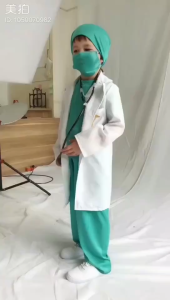 Kids Doctor & Nurse Costume – Surgical Uniform Set for Boys & Girls Roleplay