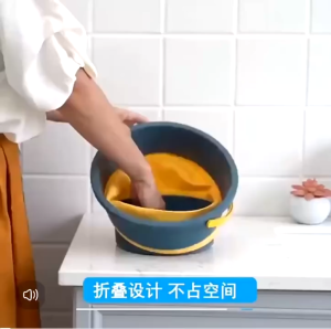 ZH484 Folding Bucket Lightweight Wash Bucket for Outdoor Car Wash Housework Water Bucket Outdoor Fishing Bucket