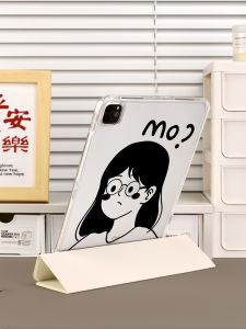 RBPทาสีน่ารักพิมพ์กรณีแท็บเล็ตสำหรับiPad Pro 11 2020 2021 2022 M2 Air 4 Air 5 iPad 10th Genใหม่ 10.9 เคสไอแพดเจน9 gen8 gen7 10.2 นิ้ว 2019 mini 6 8.3 แบบดึงออกแยกAnti-Fallอะคริลิคใสป้องกันการดัดฝาครอบพลิกบางเฉียบ กรณี