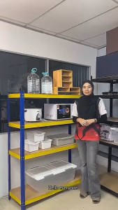 PANDH🔥Load Capacity of 500KG Multi-Purpose Boltless Steel Rack Shelves Adjustable Height Organizer Wooden Iron Plate Tool Storage and Shelving