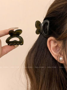 Elegant Butterfly Hair Clip Acrylic Womens Side Hair Accessories Simple Fashion Small Butterfly Clip Fresh out Korean Style