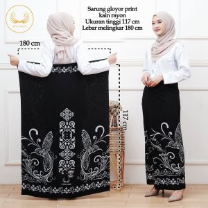 Sarung Goyor Gloyor Motif Mbak Santri / Sarung Wanita Terbaru Wajada / Sarung Batik Santri Wanita