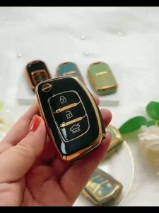 Ốp TPU Dẻo Ốp Khóa Xe Dòng Hyundai I10 2014-2020 Elantra 2017-2022 Tucson2016-2022 3 Nút