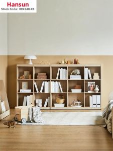 Hanssem | Nordic Style Real Wood Children Bookshelf Toy Storage Shelf