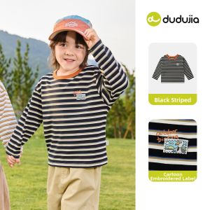 DUDUJIA | Striped Long Sleeve T-Shirt