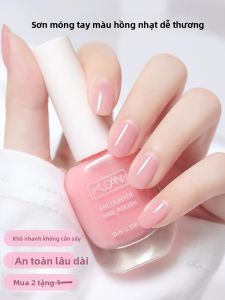 CHUBEISHI | Sơn Móng Tay Màu Hồng Nhạt Chống Thấm Dài Lâu