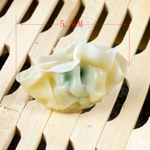 Simulation Food Fake Dumpling Model Props Fried Steamed Shrimp Dumpling Decoration Window Shooting Decoration Childrens Early Education Toys