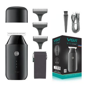 VGR | VGR Mini Hair Clipper Professional Zero Cutting Machine Electric Cordless Beard Trimmer Rechargeable Hair Trimmer for Men V-932
