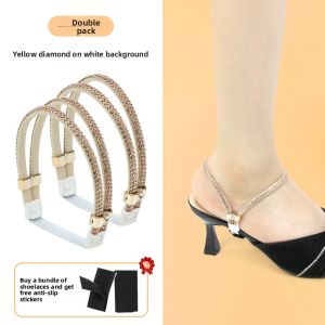 C U LACING | No Slip Fix Invisible Elastic Shoe Straps for Womens Sandals