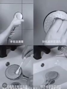 OV811 Anti Sumbat Shower Sikat Mini Pembersih Shower Dot Konektor HP