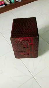 งานไม้ญี่ปุ่นมือสอง ลิ้นชักเก็บของ3ชั้น ขนาด18x22.5x24ซม.งานประณีตละเอียดสไตล์ญี่ปุ่น