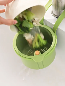 【B1T1】Sink Hanging Strainer Basket Creative Detachable Kitchen Garbage Filter Quickly Drain Easy To Clean Openable Bottom