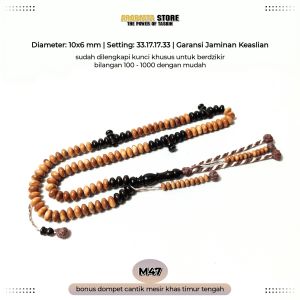 Tasbih Kokka Mix Abanos Import Mesir
