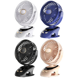 【Free Shipping】 Portable Clip on Fan 360 Degree Rotation Baby Stroller Fan Table Fan Camping Fan
