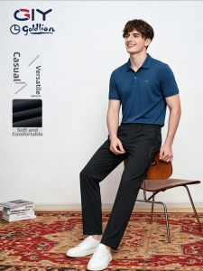GYgoldlion | Breathable Light Weight Trousers Black
