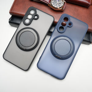 360 ° วงเล็บหมุนเคสโทรศัพท์สําหรับ Samsung A56 A55 A36 S25 S24 S23 A54 A35 A16 A15 A25 A26 hard PC กันกระแทกป้องกัน