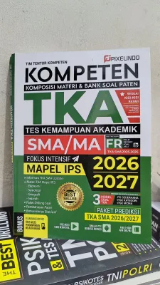 Buku Kompeten TKA SMA/MA MAPEL IPS Tahun 2026-2027 dengan Fokus Intensif dan Paket Prediksi Terbaik