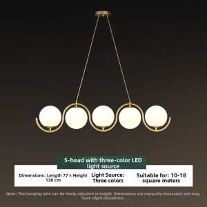 ZHENMEIJU | Creative and Minimalist Brass Nordic Modern Bar Pendant Light