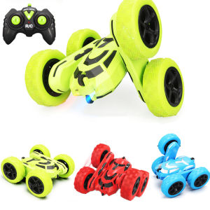 Xe nhào lộn điều khiển từ xa xe ô tô xe điều khiển từ xa hai mặt lái xe 360 độ Flips ô tô xoay đồ chơi Quà Tặng