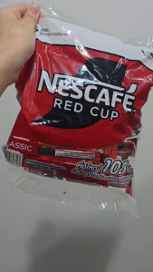 (Rama2)NESCAFÉ Red cup black coffee เนสกาแฟ เรดคัพ กาแฟดำ ไม่มีน้ำตาล 2 ก. x 108 ชิ้น