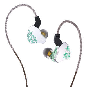 Kbear | Wired IEM Earbuds Rosefinch KBEAR 10mm Composite Diaphragm Zinc Alloy Faceplate Noise Isolation for Singers Audiophiles