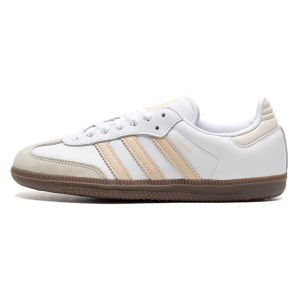 ADIDAS ORIGINALS SAMBA OG Giày Thể Thao Nữ Cổ Thấp Mũi Chữ T Giày Tập Luyện Thông Thường Bằng Da JH7300-1 Đế Ngoài Bằng Cao Su Gót Phẳng