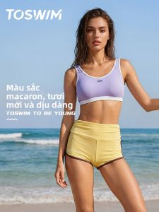 toswim | Beach Vacation Bikini Set Gather Push Up Tummy Control