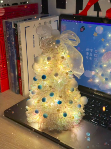 ของตกแต่งต้นคริสต์มาส DIY ทำมือ ความงามของน้ำแข็ง ของขวัญต้นคริสต์มาส เรียบง่ายและสร้างสรรค์ ของขวัญสำหรับแฟนสาว