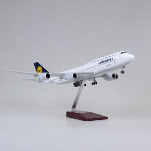B747 Lufthansa 47cm Scale Aircraft Model Plastic Airplane Diecast W Wheels Landing Gears Aviation Enthusiast Gifts